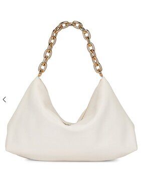 KHAITE Clara Shoulder Bag in Off White